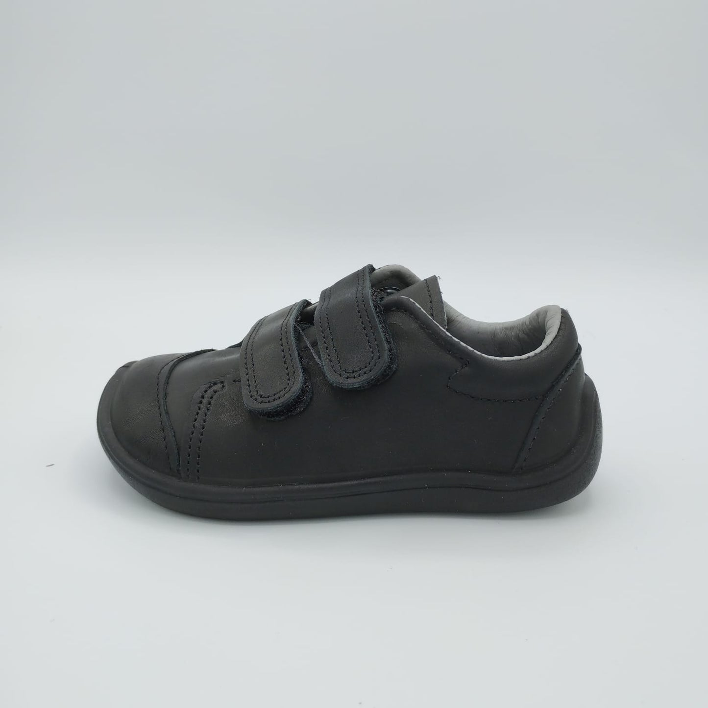 Colegial Bar3foot Walker Piel Negro