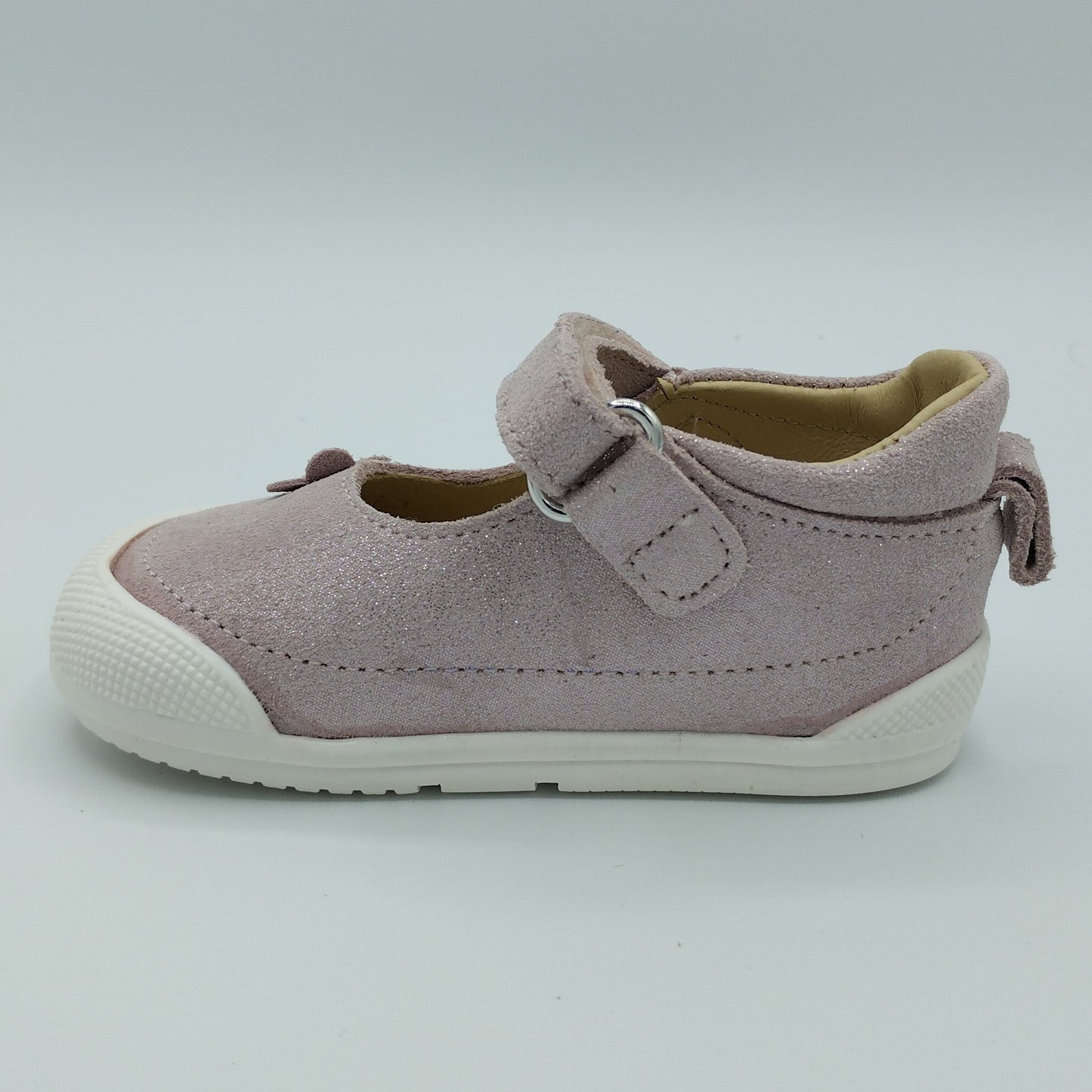 Zapato barefoot - Blanditos Serraje Puntini Flor Baby