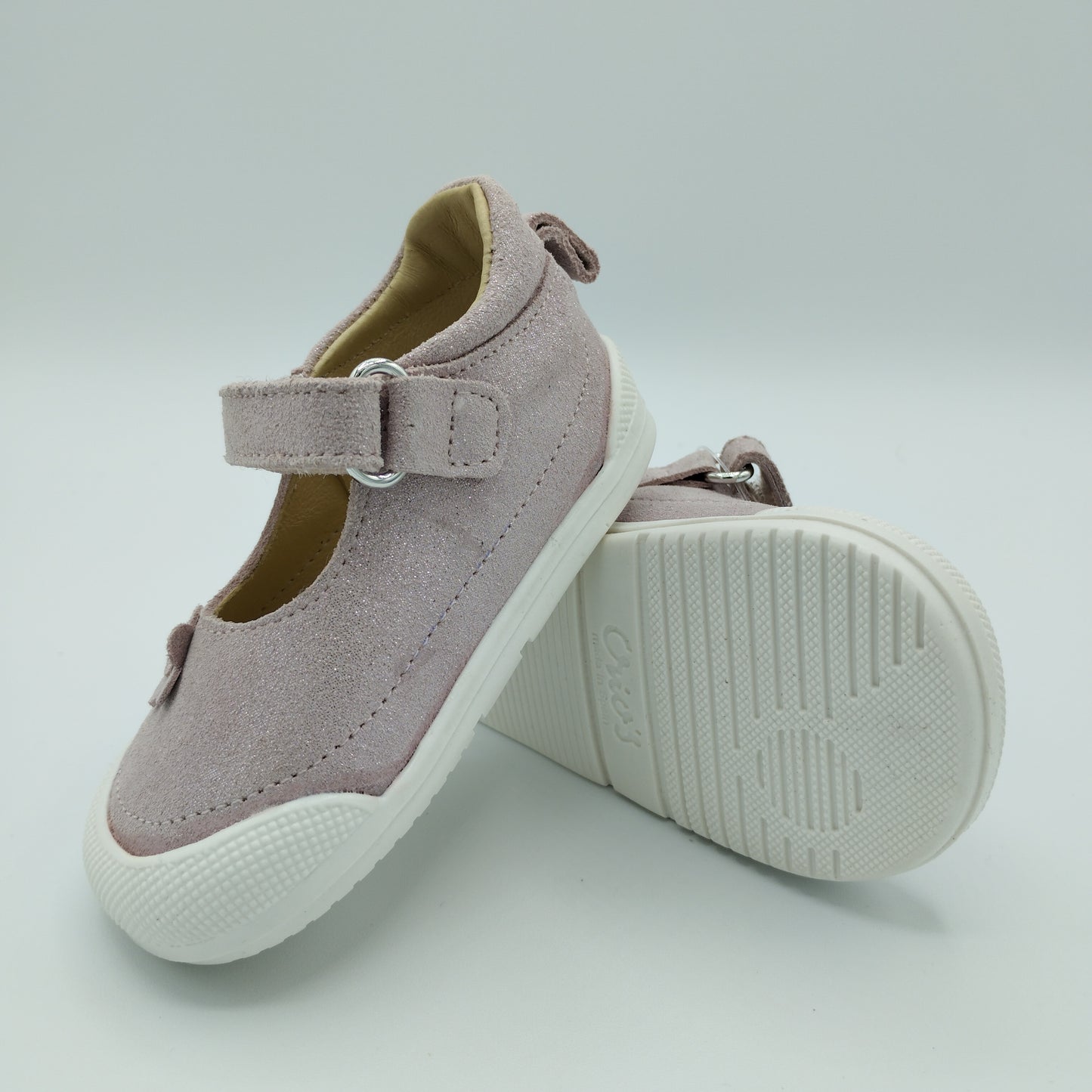 Zapato barefoot - Blanditos Serraje Puntini Flor Baby