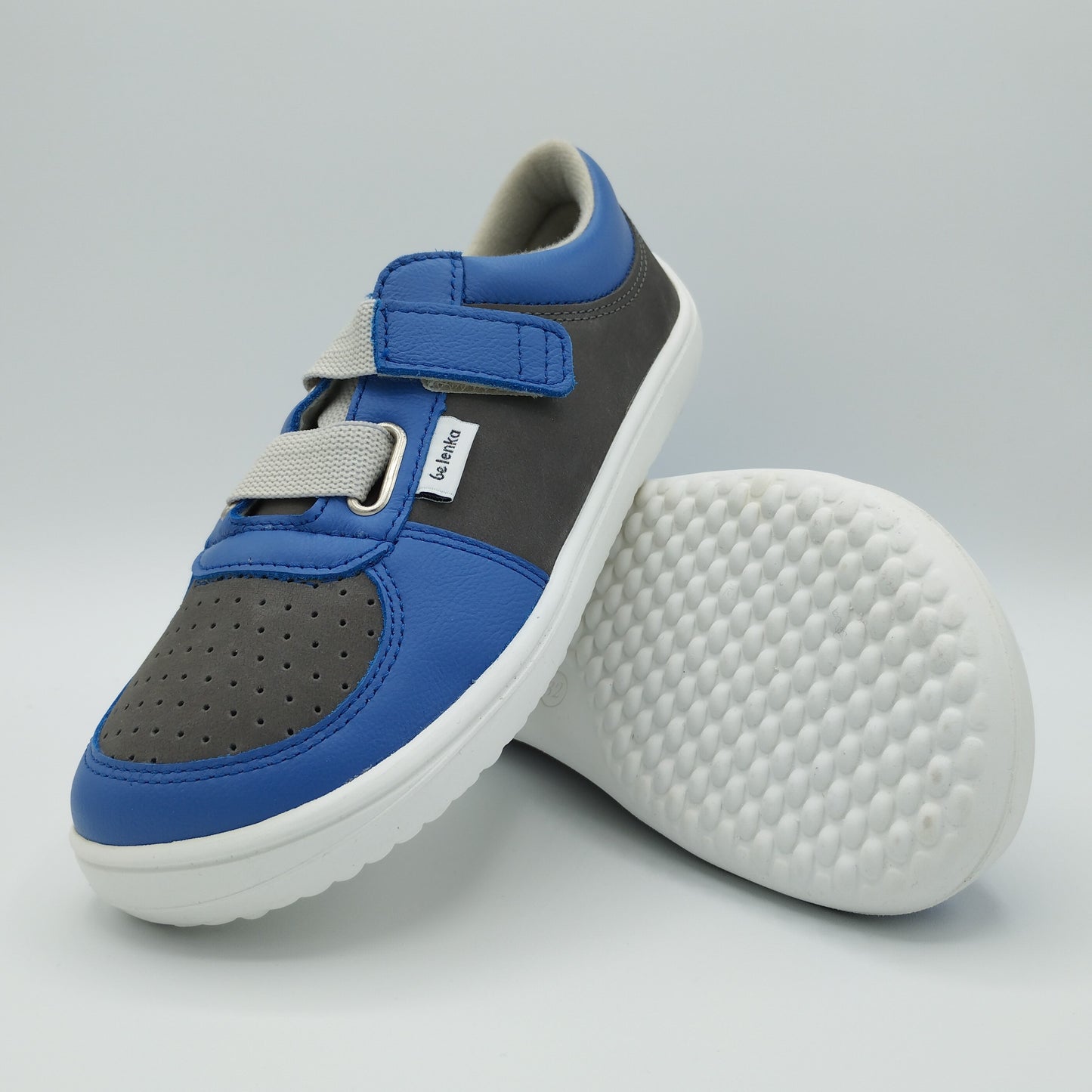 Barefoot zapatillas de niños Be Lenka Fluid - Blue & Grey