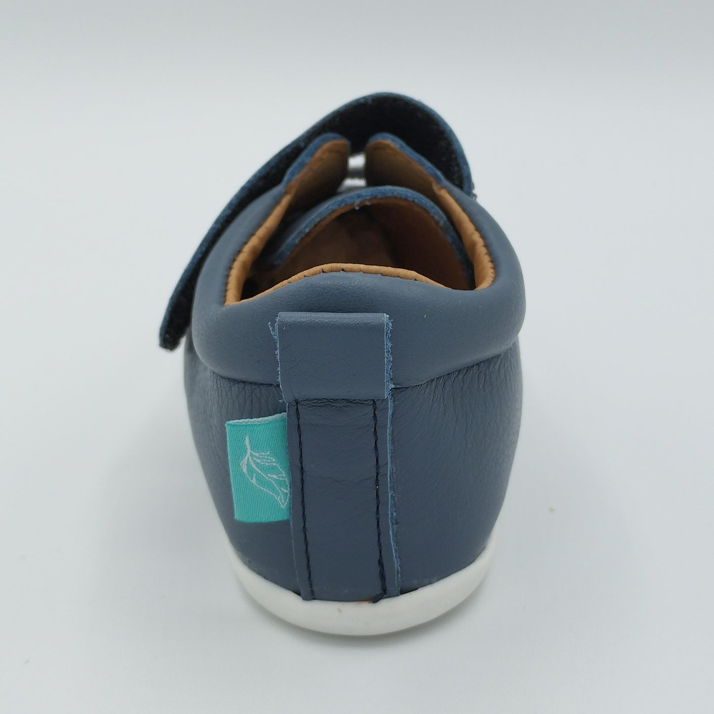 Zapato piel MINI SHUU Blucher MARINO