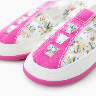 Sandalia romana POMPONS Baby Lobitos