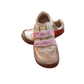 Zapatos infantiles respetuosos veganos nude y rosa con purpurina – piel sintética – Flexi Nens – Tallas 25 a 34